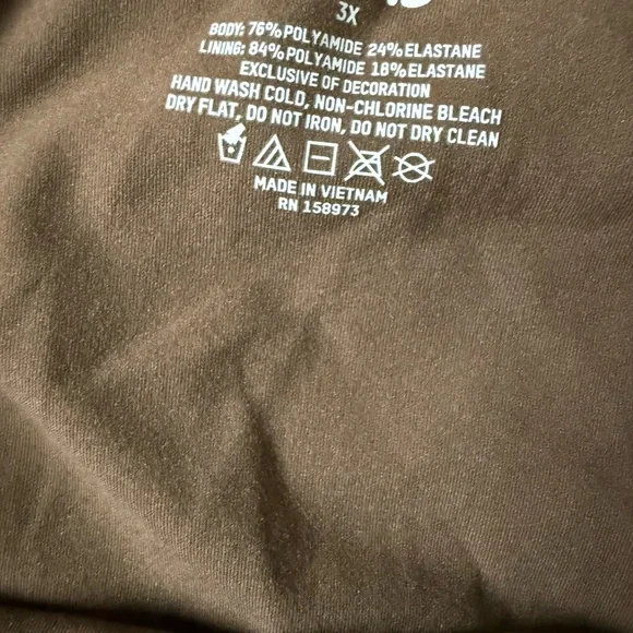 Skims Bandeau Size 3X New With Tags in Color Oxide - Picture 3 of 3